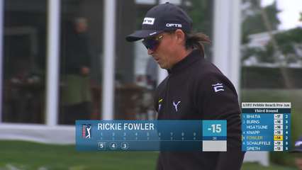 Rickie Fowler | Round 3 | 3rd hole | Shot 3 | 2026 AT&T Pebble Beach