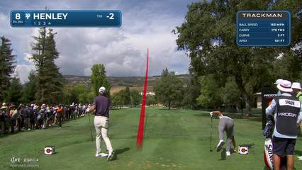 Russell Henley | Round 1 | 8th hole | Shot 1 | 2025 Procore