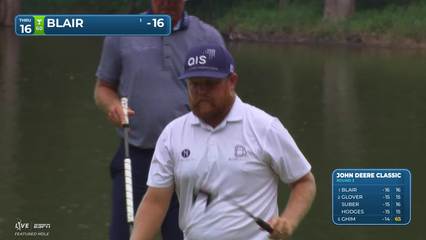 Zac Blair | Round 3 | 16th hole | Shot 3 | 2026 John Deere