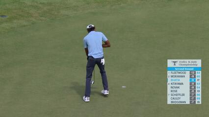 Akshay Bhatia | Round 2 | 18th hole | Shot 4 | 2025 FedEx St. Jude