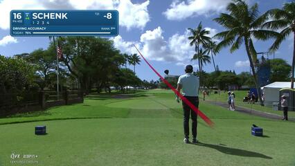 Adam Schenk | Round 3 | 16th hole | Shot 1 | 2025 Sony Open