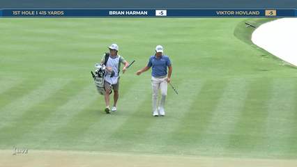 Viktor Hovland | Round 3 | 1st hole | Shot 3 | 2026 THE PLAYERS