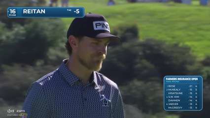 Kristoffer Reitan | Round 4 | 16th hole | Shot 3 | 2026 Farmers