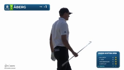 Ludvig Åberg | Round 1 | 8th hole | Shot 2 | 2026 Genesis Scottish Open