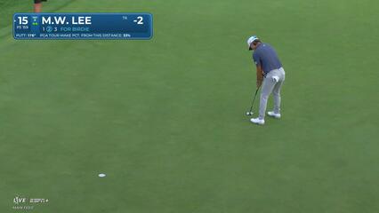 Min Woo Lee | Round 1 | 15th hole | Shot 2 | 2025 Rocket Classic