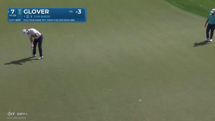 Lucas Glover | Round 1 | 7th hole | Shot 3 | 2025 Cognizant Classic