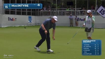 Robert MacIntyre | Round 3 | 15th hole | Shot 3 | 2025 Charles Schwab