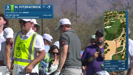 Matt Fitzpatrick | Round 2 | 3rd hole | Shot 1 | 2026 WM Phoenix Open