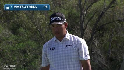 Hideki Matsuyama | Round 2 | 18th hole | Shot 5 | 2025 The Sentry