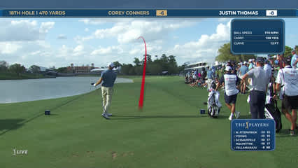 Corey Conners | Round 4 | 18th hole | Shot 1 | 2026 THE PLAYERS