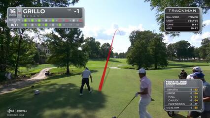 Emiliano Grillo | Round 1 | 16th hole | Shot 1 | 2025 FedEx St. Jude