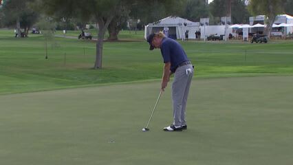 Miguel Angel Jiménez | Round 1 | 10th hole | Shot 4 | 2025 Charles Schwab