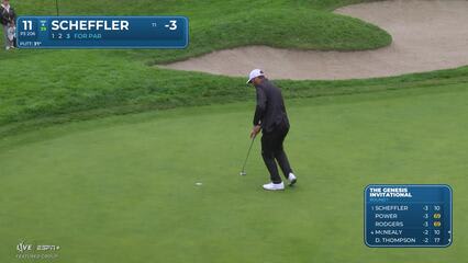 Scottie Scheffler | Round 1 | 11th hole | Shot 3 | 2025 Genesis
