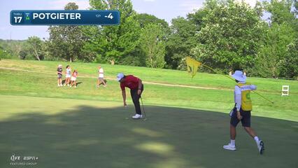 Aldrich Potgieter | Round 1 | 17th hole | Shot 6 | 2025 John Deere