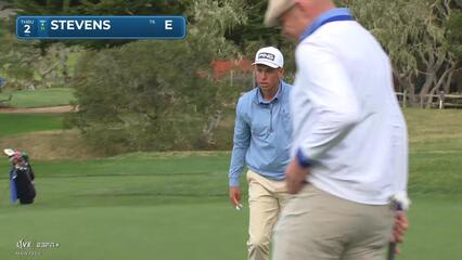 Sam Stevens | Round 1 | 2nd hole | Shot 5 | 2025 AT&T Pebble Beach