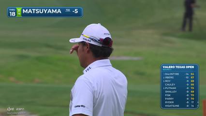 Hideki Matsuyama | Round 2 | 18th hole | Shot 6 | 2026 Valero