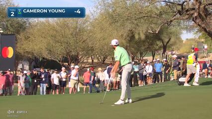 Cameron Young | Round 3 | 2nd hole | Shot 4 | 2025 WM Phoenix Open