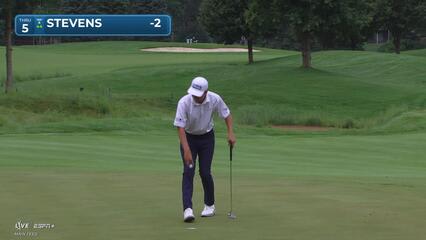 Sam Stevens | Round 1 | 5th hole | Shot 4 | 2025 3M Open