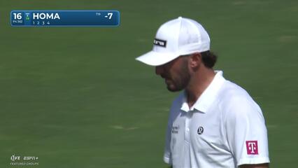 Max Homa | Round 2 | 16th hole | Shot 2 | 2025 The Sentry