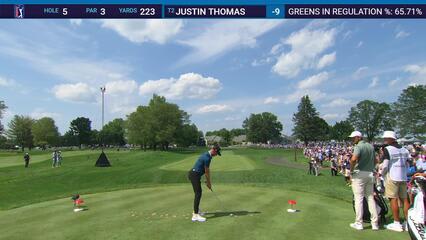 Justin Thomas | Round 3 | 5th hole | Shot 1 | 2025 Travelers