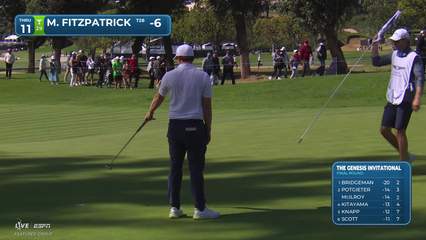 Matt Fitzpatrick | Round 4 | 11th hole | Shot 5 | 2026 The Genesis