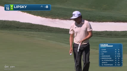 David Lipsky | Round 2 | 15th hole | Shot 3 | 2026 Valspar