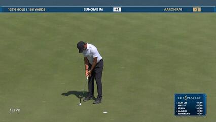 Aaron Rai | Round 3 | 13th hole | Shot 3 | 2025 THE PLAYERS