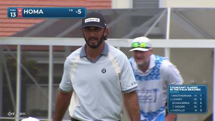 Max Homa | Round 3 | 13th hole | Shot 3 | 2026 Cognizant Classic
