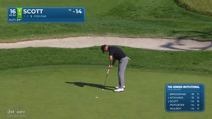 Adam Scott | Round 4 | 16th hole | Shot 3 | 2026 The Genesis