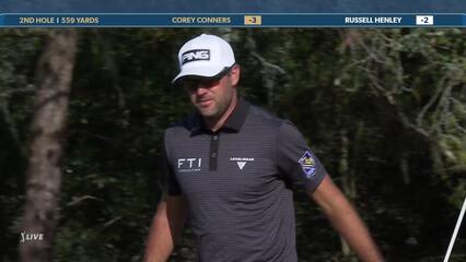 Corey Conners | Round 3 | 2nd hole | Shot 4 | 2025 THE PLAYERS