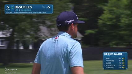 Keegan Bradley | Round 2 | 5th hole | Shot 2 | 2025 Rocket Classic