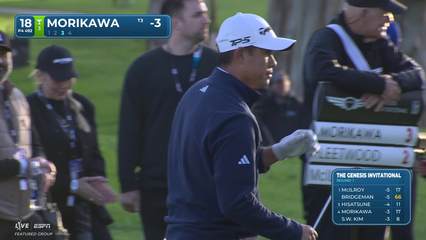 Collin Morikawa | Round 1 | 18th hole | Shot 3 | 2026 The Genesis