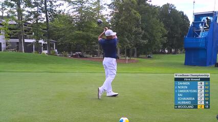 Gary Woodland | Round 2 | 14th hole | Shot 1 | 2025 Wyndham