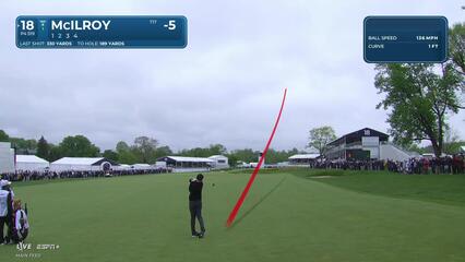 Rory McIlroy | Round 2 | 18th hole | Shot 2 | 2025 Truist Championship