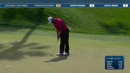 Hideki Matsuyama | Round 2 | 10th hole | Shot 4 | 2025 THE PLAYERS