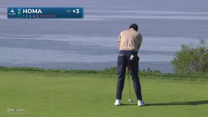 Max Homa | Round 1 | 4th hole | Shot 5 | 2025 Farmers