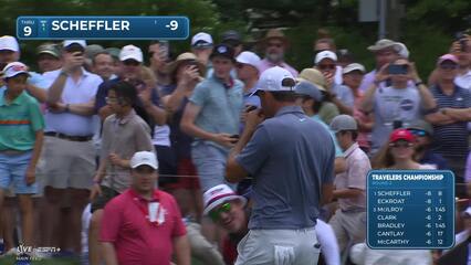 Scottie Scheffler | Round 2 | 9th hole | Shot 3 | 2025 Travelers