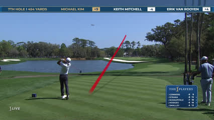 Michael Kim | Round 2 | 7th hole | Shot 1 | 2026 THE PLAYERS