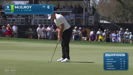 Rory McIlroy | Round 2 | 9th hole | Shot 4 | 2026 Arnold Palmer