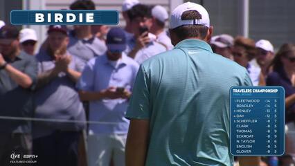 Scottie Scheffler | Round 4 | 8th hole | Shot 2 | 2025 Travelers