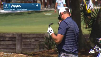 Ludvig Åberg | Round 3 | 13th hole | Shot 2 | 2025 RBC Heritage