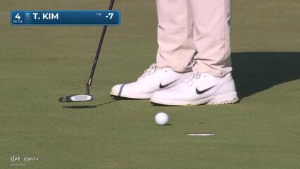 Tom Kim | Round 3 | 4th hole | Shot 3 | 2025 3M Open