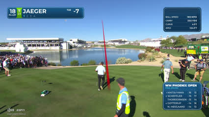 Stephan Jaeger | Round 4 | 18th hole | Shot 1 | 2026 WM Phoenix Open