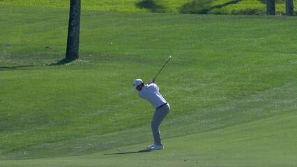 Davis Riley | Round 2 | 18th hole | Shot 2 | 2025 Cognizant Classic