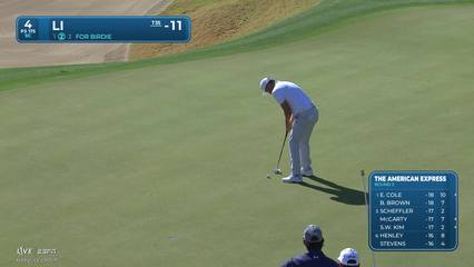 Haotong Li | Round 3 | 4th hole | Shot 3 | 2026 The American Express