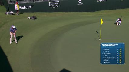 Vince Whaley | Round 1 | 18th hole | Shot 4 | 2025 Sanderson Farms