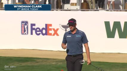 Wyndham Clark | Round 2 | 17th hole | Shot 3 | 2025 WM Phoenix Open