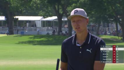 Matti Schmid | Round 3 | 15th hole | Shot 4 | 2025 Charles Schwab
