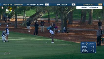 Adam Scott | Round 1 | 15th hole | Shot 2 | 2026 THE PLAYERS