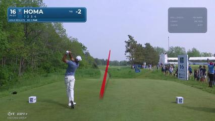 Max Homa | Round 2 | 16th hole | Shot 1 | 2025 RBC Canadian